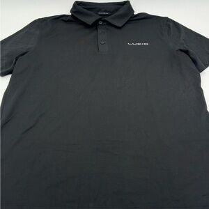 LUCID Motors POLO SHIRT Black  Electric Car Luxury  EUC Large &‎ X Large